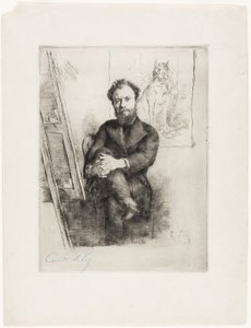 Porträt von Vicomte Ludovic Napoléon Lepic von Marcellin Gilbert Desboutin