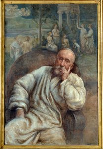 Porträt des Malers Pierre Cecil Puvis de Chavanne (1824-1898)