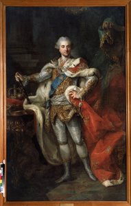 Porträt von Stanislaw II. August Poniatowski, König und Großherzog der polnisch-litauischen Union von Marcello Bacciarelli