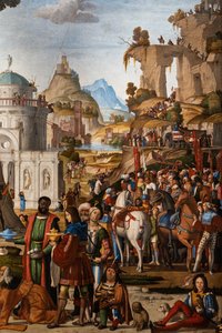 Anbetung durch die Weisen (Detail)