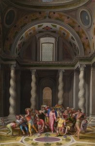 Jesus vertreibt die Wechsler aus dem Tempel