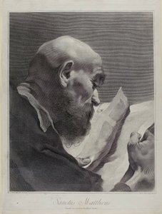 Der heilige Matthäus, aus Die Heilige Familie und die zwölf Apostel