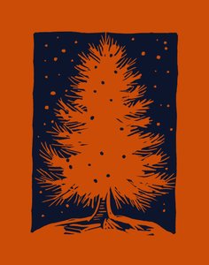 Roter Weihnachtsbaum, 2023 von Marco Campedelli