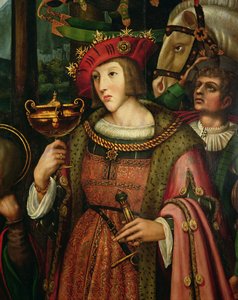 Karl V. (1500-1558) von Spanien (Detail) von Marco Cardisco