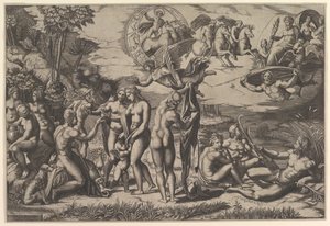 Das Urteil des Paris, 1515-27