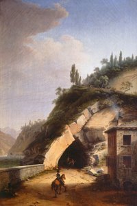 Ansicht des Hauses und der ersten Galerie von Varenna in Bellano, von Marco Gozzi von Marco Gozzi