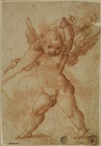 Putto mit Keule des Herkules