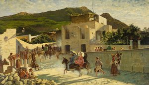 Spaziergang nach Capri von Marco di Gregorio