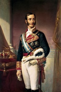 Porträt von Alfonso XII, König von Spanien von Marcos Giraldez de Acosta