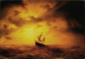 Sturm auf dem Meer
