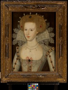 Anne von Dänemark, Königin von James I & VI (1574-1619) von Marcus the Younger (circle of) Gheeraerts