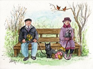 Treffen im Park