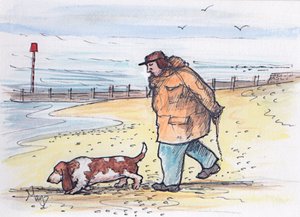 Mit dem Hund spazieren - 02