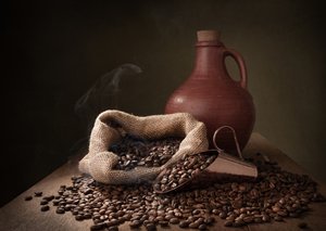 Aromatische Kaffeebohnen