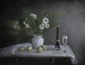 Blumen und Champagner von Margareth Perfoncio