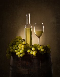 Weißwein Stillleben
