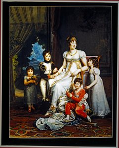 Königin Caroline Murat und ihre vier Kinder von Marguerite Gerard