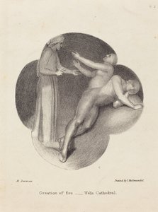 Erschaffung von Eva, von der Kathedrale von Wells