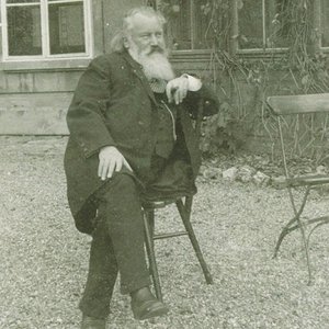 Porträt des Komponisten Johannes Brahms 1833-1897 von Maria Fellinger