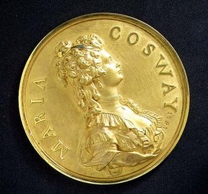 Porträtmedaille des Künstlers (Bronze)
