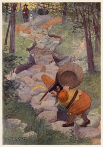 Illustration zur Geschichte von Rip Van Winkle