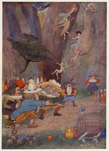 Illustration zur Geschichte von Rip Van Winkle von Maria Louise Kirk