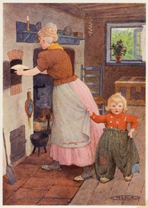 Illustration für die Geschichte von Rip Van Winkle von Maria Louise Kirk