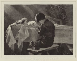 Geh, du musst allein spielen, mein Junge, deine Schwester ist im Himmel von Marianne Stokes
