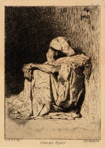 Sitzender Araber
