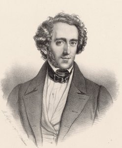 Porträt des Pianisten und Komponisten Felix Mendelssohn Bartholdy