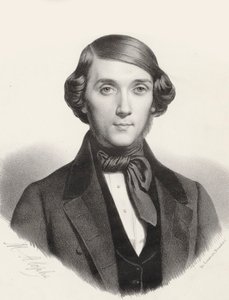 Porträt des Pianisten und Komponisten Jean-Henri Ravina, ca. 1845