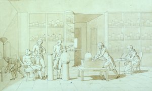 Antoine Lavoisier (1743-94) und seine Experimente zur Atmung