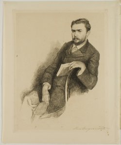 Porträt des Kritikers Gustave Geffroy