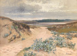 Dünenlandschaft in der Bretagne von Marie Egner