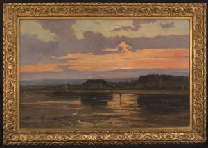 Einsamkeit am Abend: Morsalines (Manche), ca. 1887 von Marie Joseph Leon Clavel Iwill