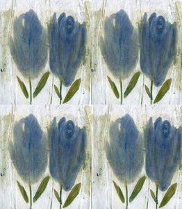 Blaue Tulpen von Marina Falco