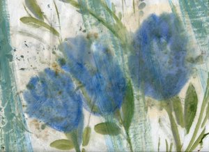 Blaue Blumen, 2020 von Marina Falco
