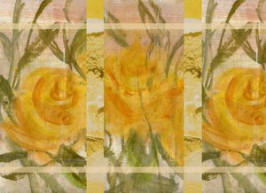 Gelbe Blumen 2 von Marina Falco