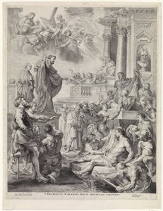 Hl. Franziskus Xaverius erweckt einen Toten zum Leben