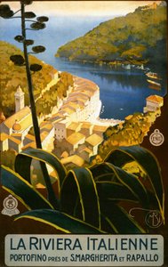 La Riviera Italienne Magazinwerbung von Mario Borgoni