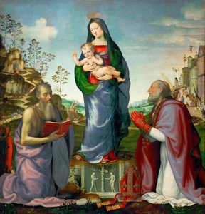 Madonna und Kind mit den Heiligen Jakobus und Zenobius, 1506