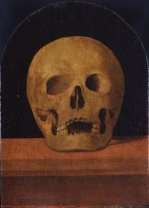 Memento mori. Die Rückseite des Triptychons, 1500