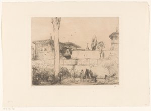Bachi-Seraï Palast auf der Krim von Marius Bauer (signed by artist)