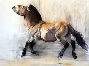 Uraltes Pferd (Przewalski im Winter)