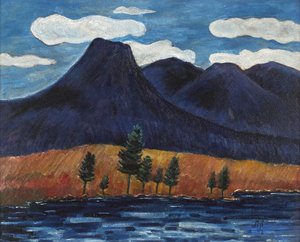 Blaue Landschaft von Marsden Hartley