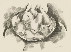 Schale mit Äpfeln und Birnen von Marsden Hartley
