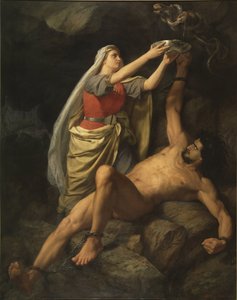 Loki und Sigyn von Mårten Eskil Winge