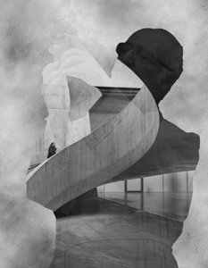 Betonspiralblick