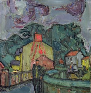 Walisisches Dorf von Martin Bloch