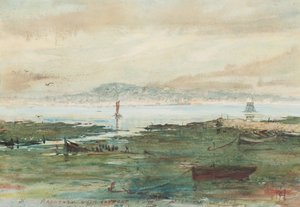 Nachmittag bei Ebbe: Broughty von Tayport von Martin  Anderson